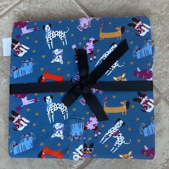 VERA BRADLEY BARK PARK DOGS HENLEY NIGHT DRESS/NIGHTSHIRT:NWT  MEDIUM or LARGE - Picture 7 of 15